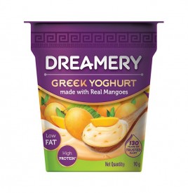 Dreamery Greek Yoghurt Made with Real Mangoes  Cup  90 grams